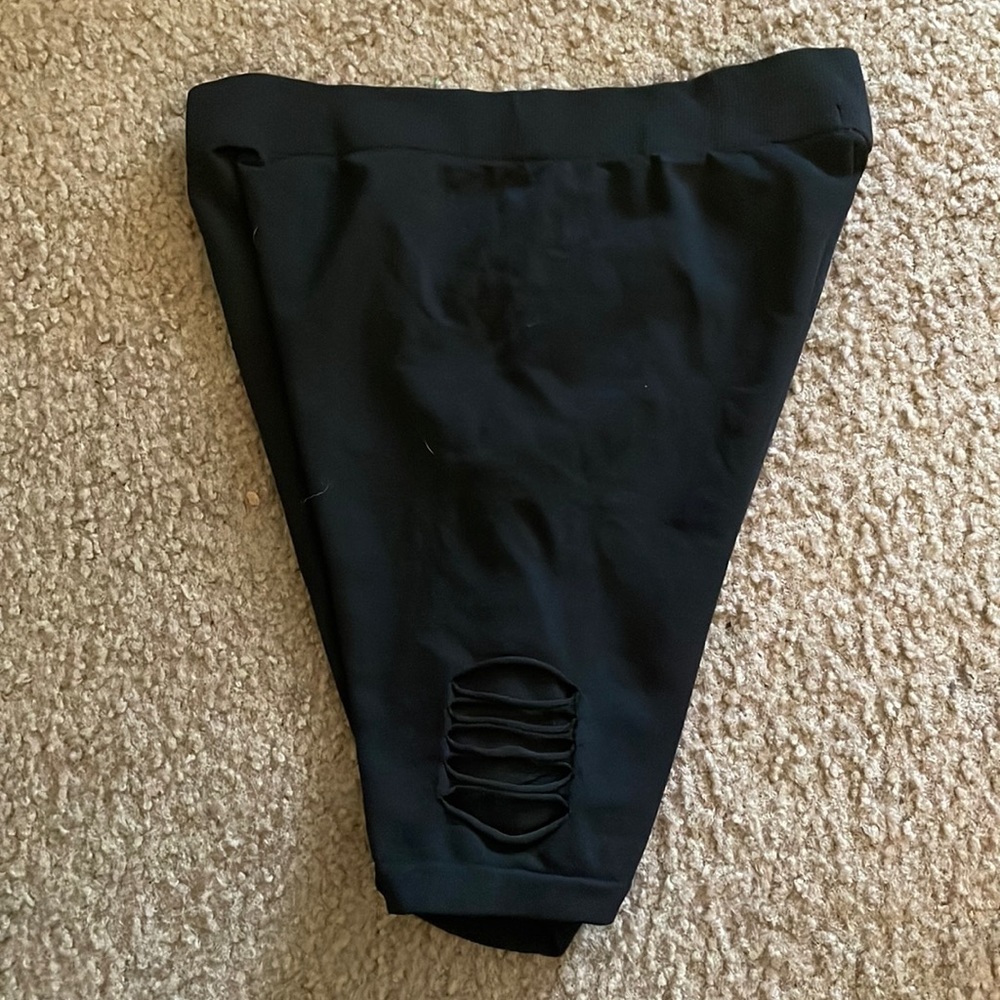 black biker shorts